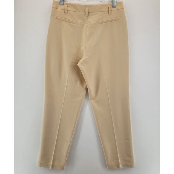 Dorothee Schumacher Pleated Pants Women Large (4) Neutral Beige Wool Blend - Picture 3 of 12